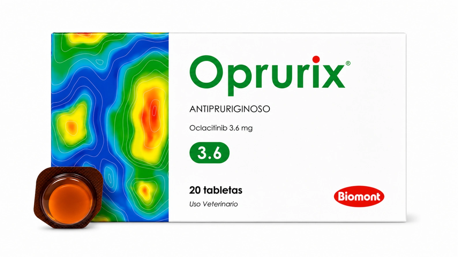 Oprurix Antipruriginoso 3.6 mg x 1 Tableta