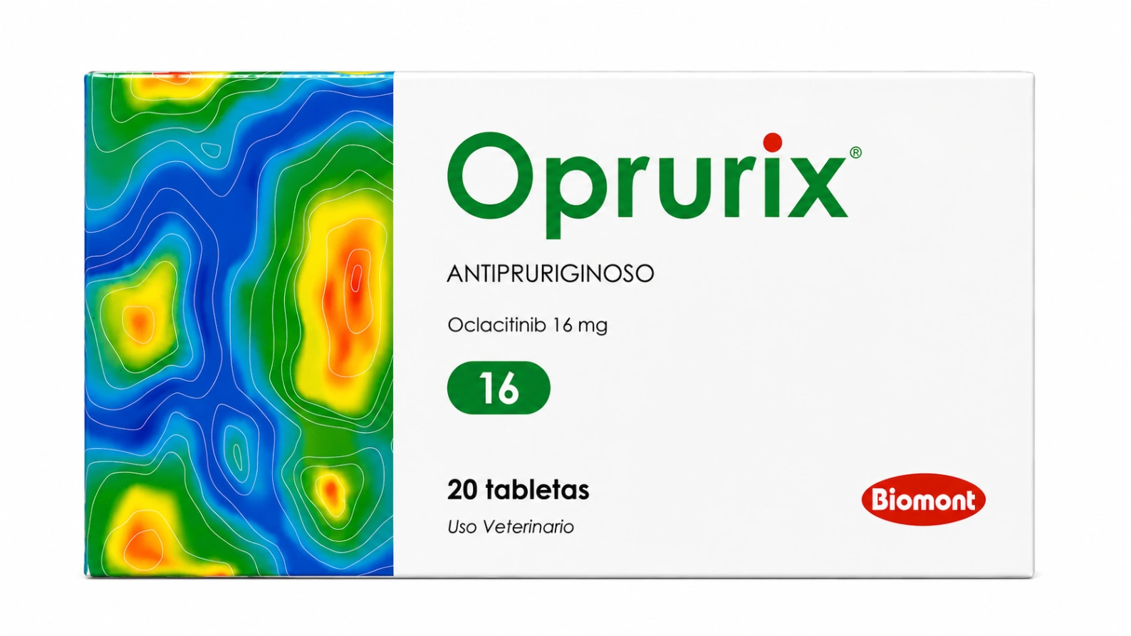 Oprurix Antipruriginoso 16 mg Caja x 20 Tabletas