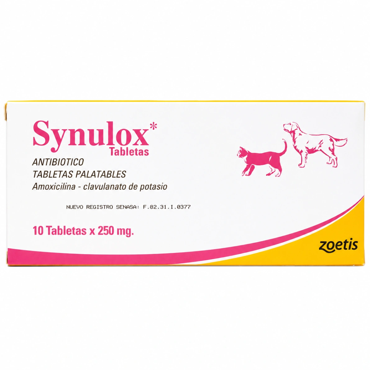 Synulox 250 mg Caja 10 Tabletas