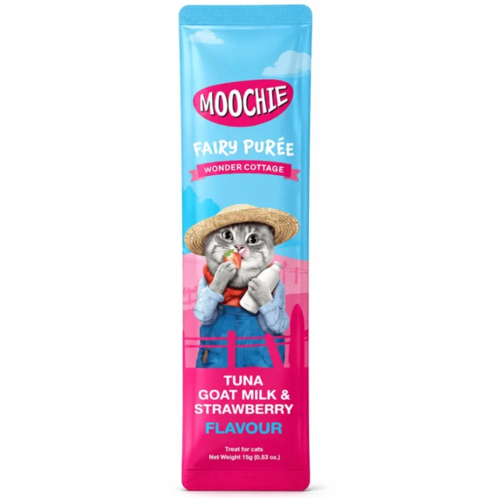 Moochie Puré de Hadas Atún con Leche de Cabra 15 g